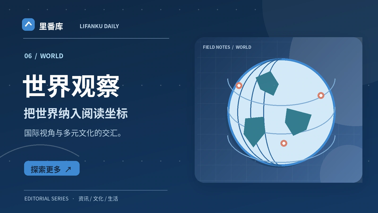 世界观察栏目视觉